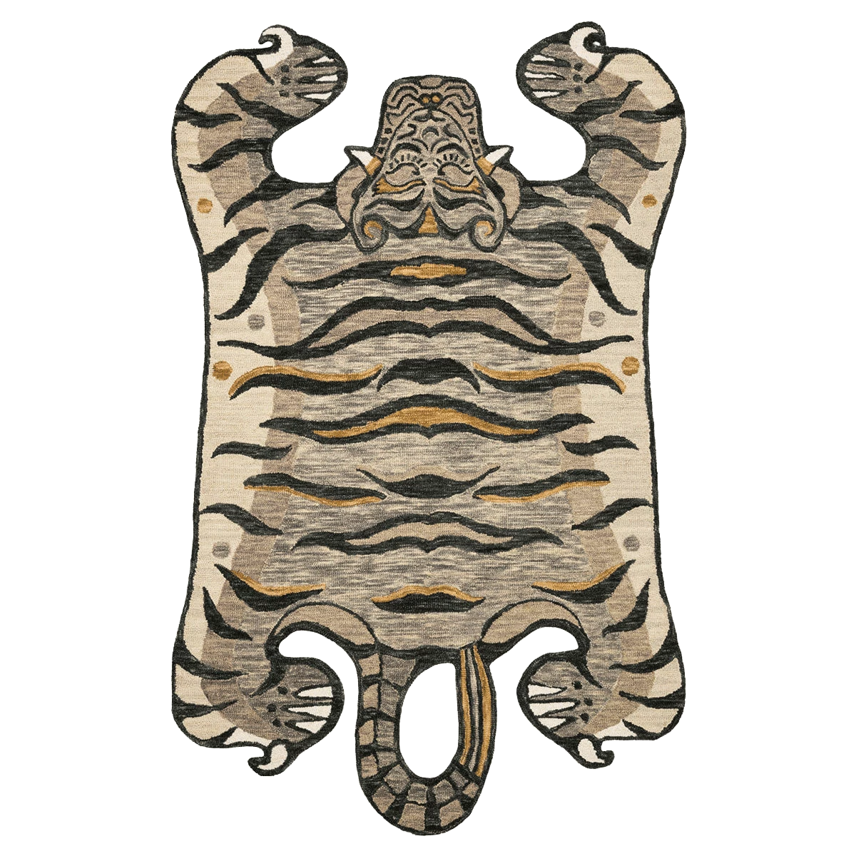 Loloi Rugs New Feroz Silver Tiger Rug By Justina Blakeney® X Loloi 3 Loloi Rugs New Feroz Silver Tiger Rug By Justina Blakeney® X Loloi