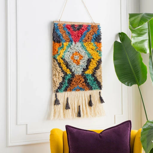 Surya Hand Knotted Wall Hanging 3 Surya Hand Knotted Wall Hanging